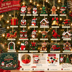 All 24 brick ornaments with their names